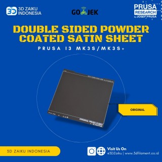 Original Prusa i3 MK3 MK3S+ Double Sided Powder Coated Satin Sheet
